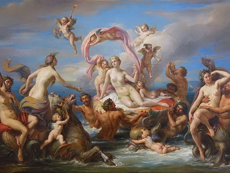 1800-Francesco Podesti - Il trionfo di Venere - Galleria nazionale d'arte moderna, Roma